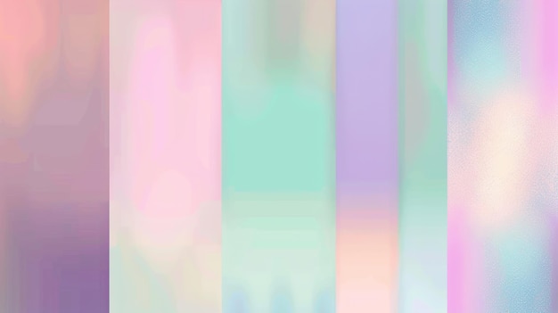 Photo abstract holographic gradient background