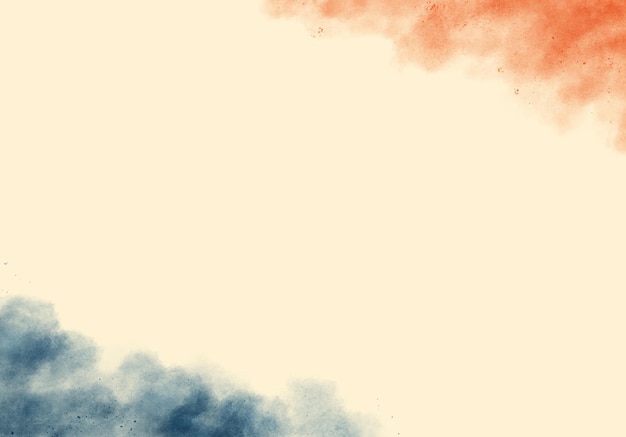 Abstract horizontal watercolor background