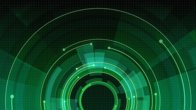 Abstract HUD Hitech futuristic digital display scifi Information technology background