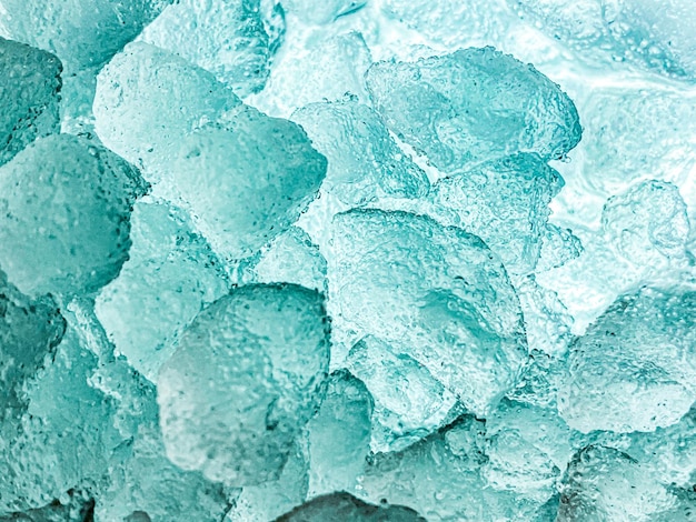 Abstract Ice background Ice cubes feel fresh on hot days