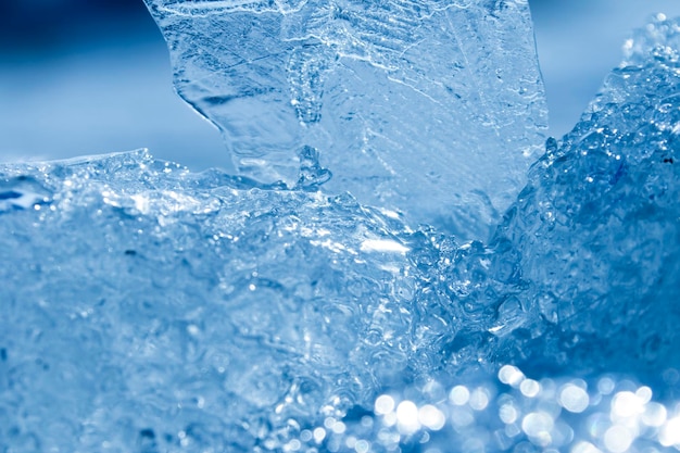 Abstract ice texture