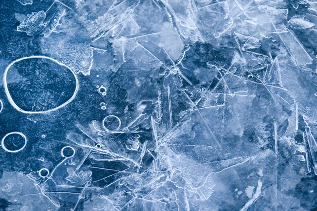 Abstract ice texture