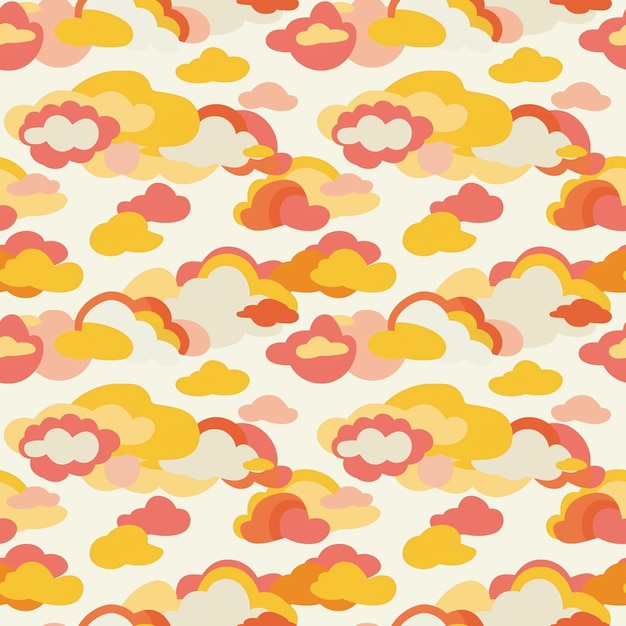 Abstract Illustration Pattern Clouds Sky Design Dreamy