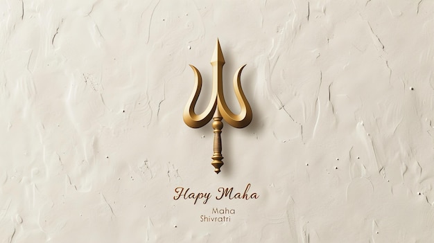 Photo abstract illustration of shivratri greeting card designvector illustration