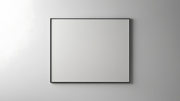 Abstract image with black frame and white background