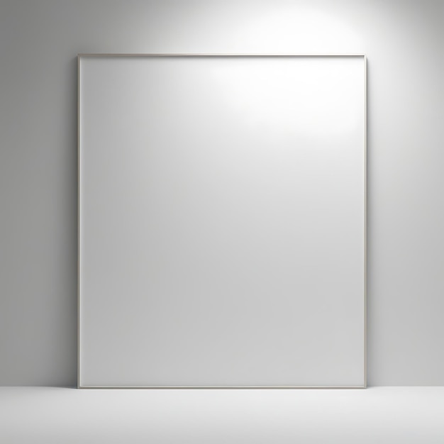 Abstract image with black frame and white background