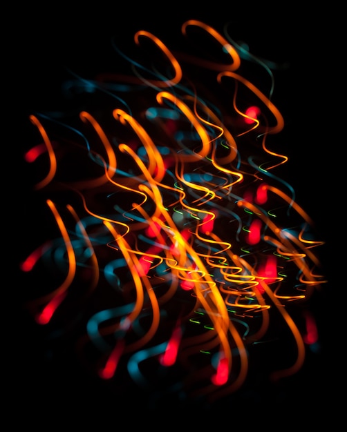 Abstract image with blurred lights for use as a background