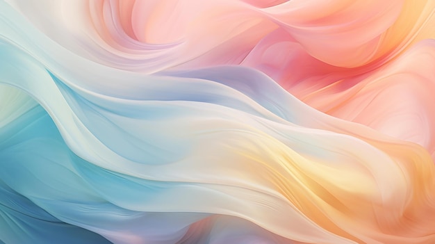 abstract impressionism smooth wavy segments background