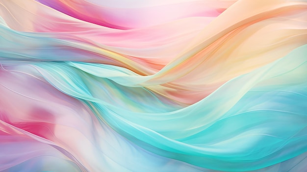 abstract impressionism smooth wavy segments background