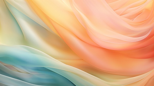 abstract impressionism smooth wavy segments background