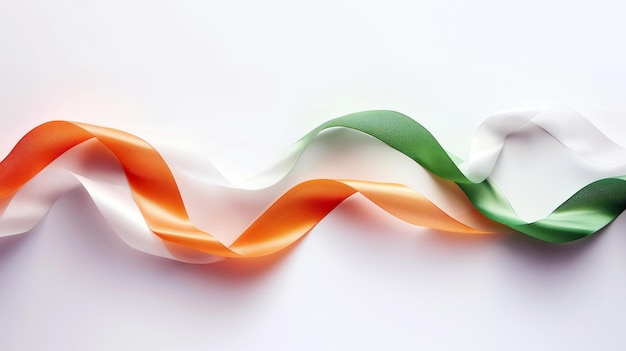 Abstract Indian Flag and Ashoka Chakra