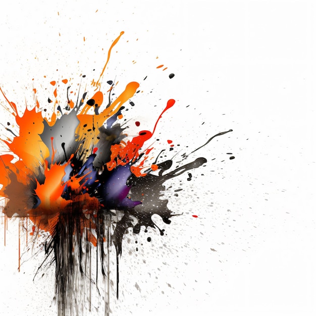 abstract ink splash background