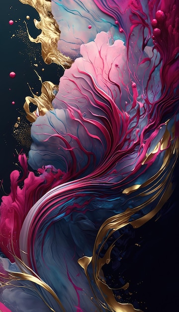 Abstract ink texture wallpaper