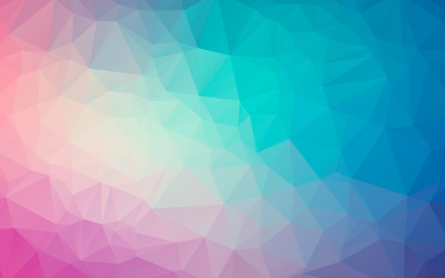 abstract irregular polygon background with a triangle pattern in full multi color - low poly