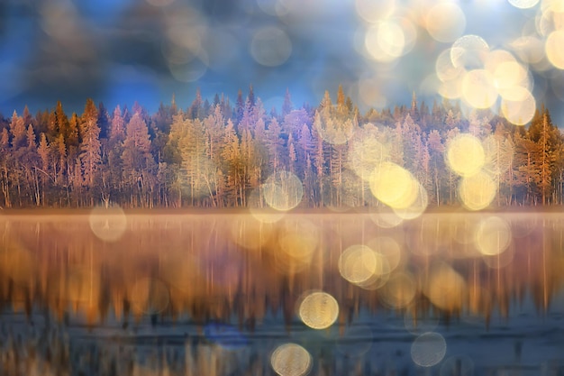 abstract landscape background autumn sun glare defocus bokeh, view sun background