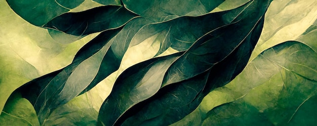 Abstract leaves nature background