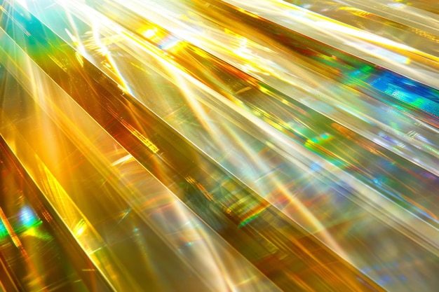 Photo abstract light art with golden and yellow hues creating a luminous and dynamic visual experience