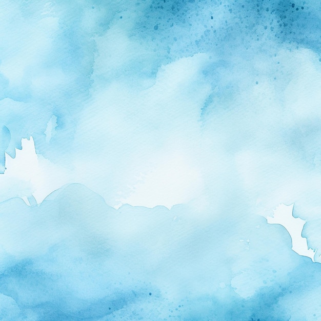 Abstract light blue watercolor background