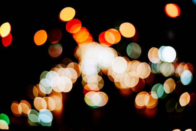 Abstract Light Bokeh Background, blur colorful bokeh light background