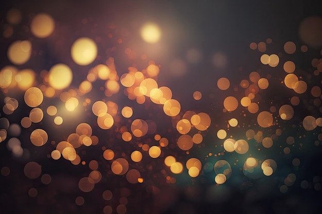 Abstract Light Bokeh Background Winter holidays background