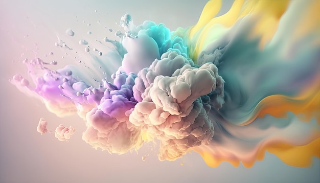 Abstract light color crealive background UI UX Design