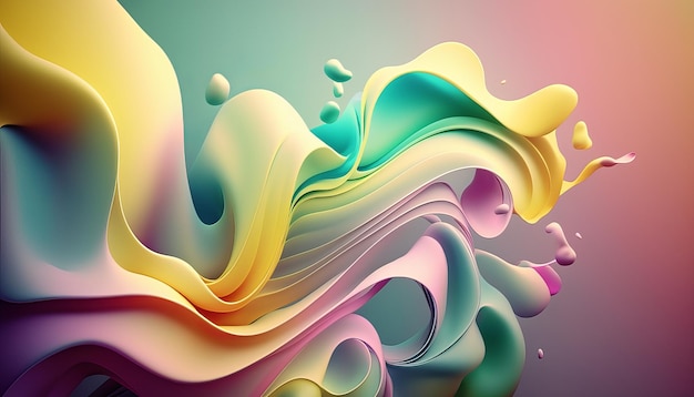 Abstract light color crealive background UI UX Design