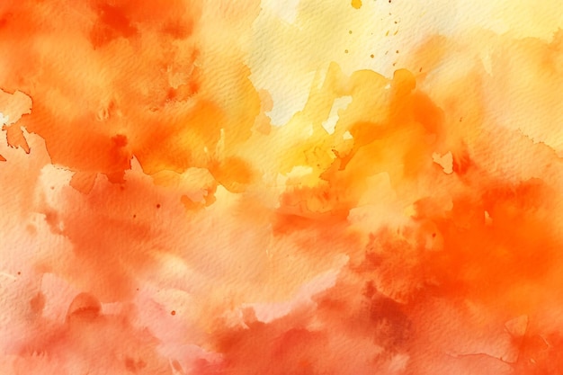 Abstract light orange watercolor for background