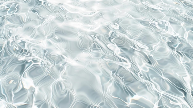 Abstract light reflections on water surface generative ai