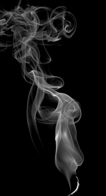 Abstract light smoke on a dark background