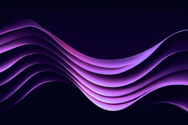 Abstract lilac background with smooth shapes Generative AI