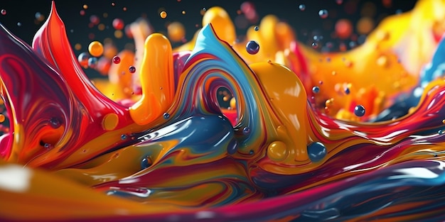 Abstract liquid abstract background liquid color