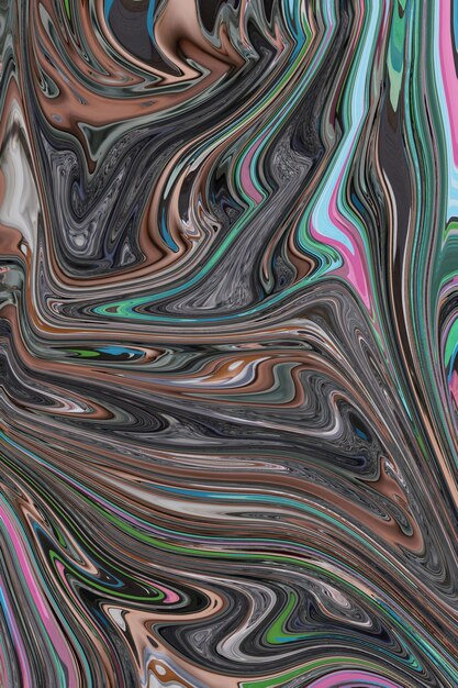 Abstract liquid background, flowing paint effect, marble, liquid paints