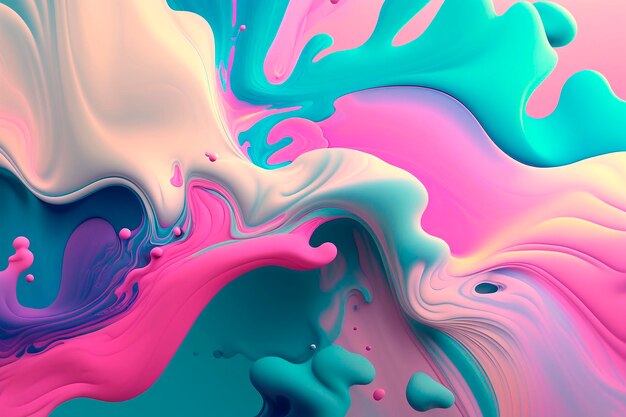 Abstract liquid background