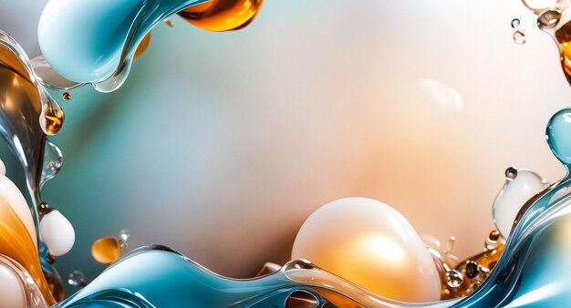 Photo abstract liquid background