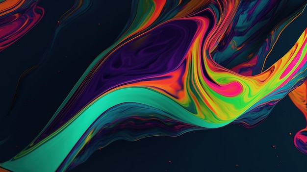 Abstract liquid colorful background