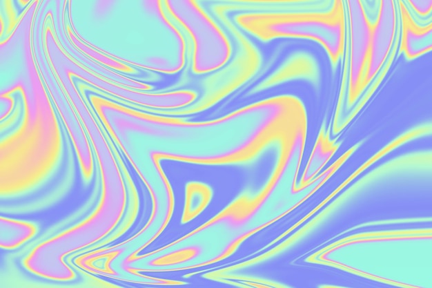 Abstract liquid holographic background texture