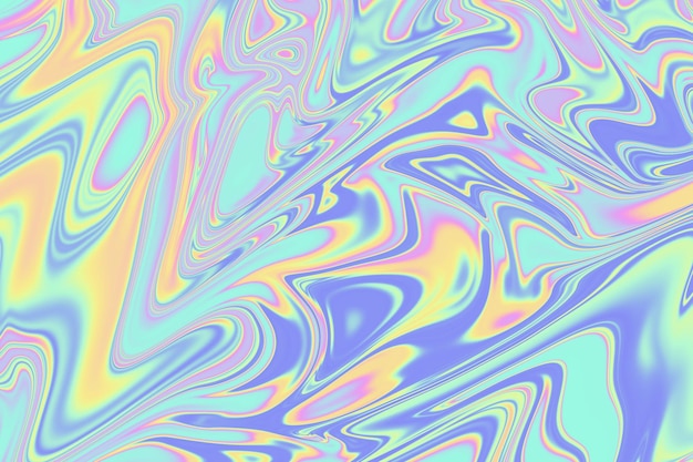 Abstract liquid holographic background texture