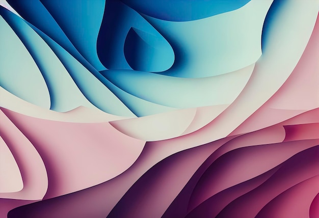 ABSTRACT LIQUID LINES WHIT VIBRANT COLORS SMOOTH WALLPAPER