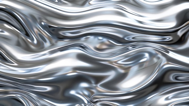 Abstract liquid metal texture generative ai