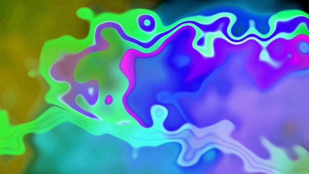 Abstract liquid motion background animated colorful abstract liquid wave motion background