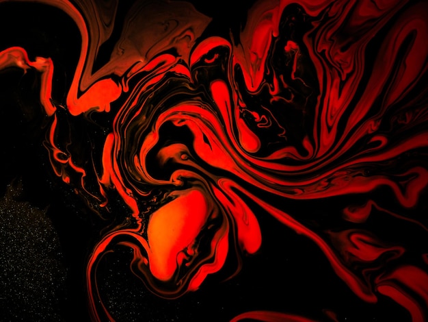 Abstract Liquid paint in motion with marble details for art creatives