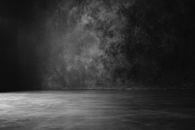 Abstract luxury blur dark grey and black gradient used as background studio wall