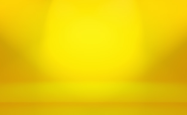 Abstract Luxury Gold yellow gradient studio wall background