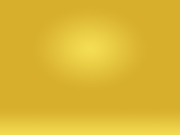 Abstract Luxury Gold yellow gradient studio wall, well use as background,layout,banner and product presentation.