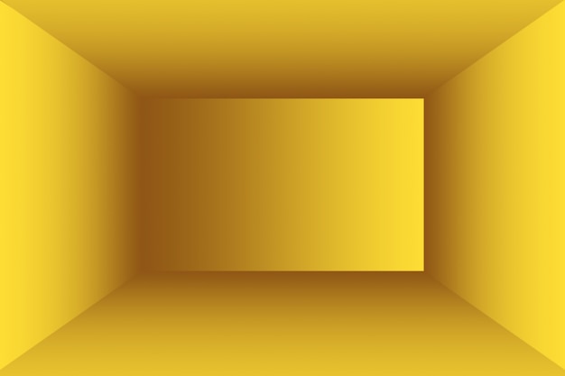 Abstract Luxury Gold yellow gradient studio wall, well use as background,layout,banner and product presentation.