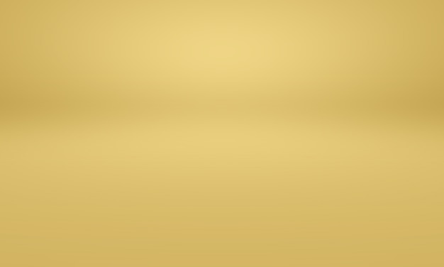 Photo abstract luxury gold yellow gradient studio wall, well use as background,layout,banner and product presentation.