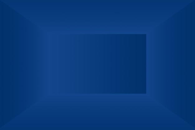 Abstract Luxury gradient Blue background. Smooth Dark blue with Black vignette Studio Banner.