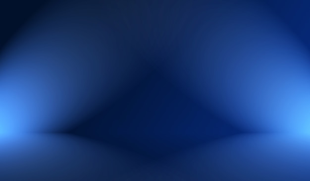 Abstract Luxury gradient Blue background. Smooth Dark blue with Black vignette Studio Banner.