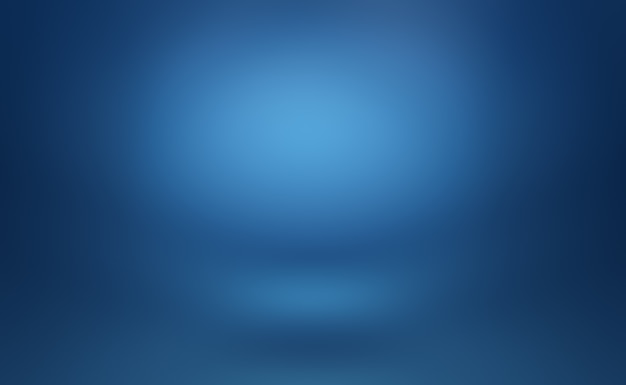 Abstract Luxury gradient Blue. Smooth Dark blue with Black vignette Studio