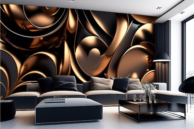 Abstract luxury metal background